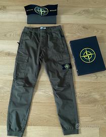 Stone Island Pantalone Cargo Originale Certilogo