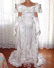 Abito / vestito da sposa bianco tg. 42