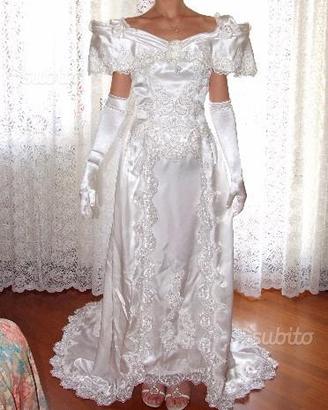 Abito / vestito da sposa bianco tg. 42