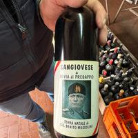 Vino da collezione mussolini