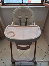 Seggiolone Peg Perego Prima Pappa Follow Me Rosa