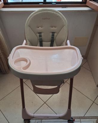 Seggiolone Peg Perego Prima Pappa Follow Me Rosa