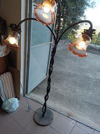LAMPADA DA SALOTTO IN FERRO BATTUTO