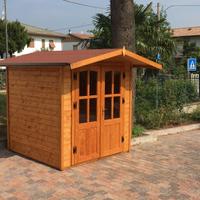 Casetta da giardino in legno 2,00 x 2,00 m