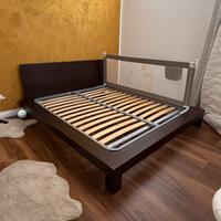 Letto Matrimoniale Design Zen in Legno Massello