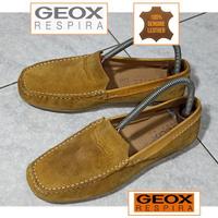 Mocassini donna Geox n.37 pelle scamosciata Loafer