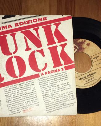 Gli Incesti Punk Rock / Sabato midnight vinile