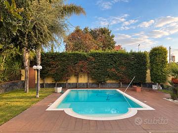 Villa A Schiera Indipendente E Piscina Mascalucia