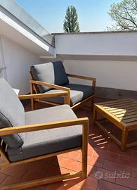 Set IKEA – 2 Poltrone e Tavolino