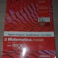 libro scolastico 3 Matematica.Rosso Zanichelli