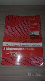 libro scolastico 3 Matematica.Rosso Zanichelli