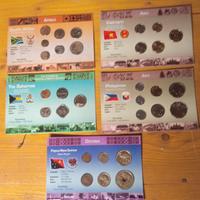 set monete da collezione 