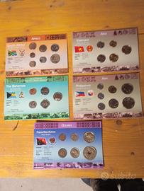 set monete da collezione 
