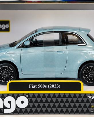 Bburago Fiat 500e 2023 – 1:24 – Celeste