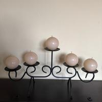 Candelabro ferro battuto