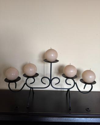 Candelabro ferro battuto