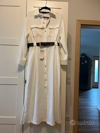 Vestito bianco zara S