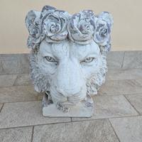 PORTA VASO TESTA LEONE