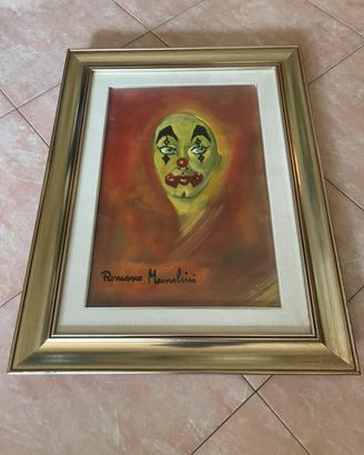 Romano mussolini quadro dipinto