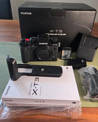 Fujifilm x-t3 290scatti impugnatura