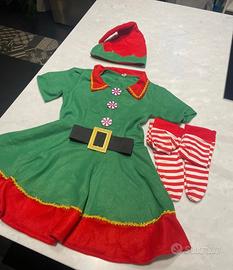 Vestito elfo 4-5 anni