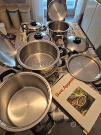 Batteria pentole AMC originali 