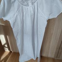 Camicia da notte bianca "Ragno" tg 50