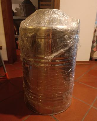 fusto acciaio inox 100 litri
