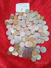 1° LOTTO UN KILO DI MONETE LIRE ITALIANE