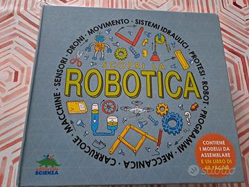 Gioco Scopri la robotica + kit educativo e libro