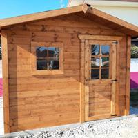 Casette di legno porta attrezzi da giardino