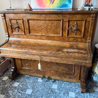 Pianoforte verticale mobile in radica