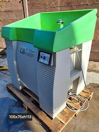 Vasca lavaggio pezzi Bio Circle+saldatrice