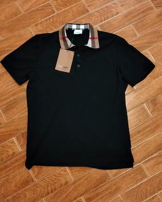 POLO BURBERRY nera -L uomo 