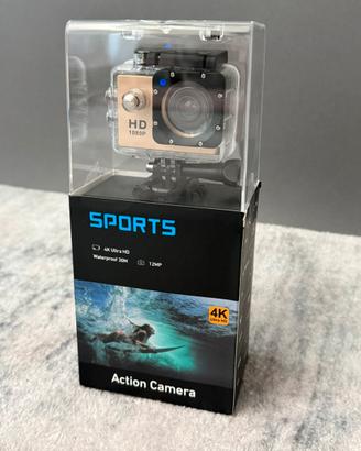Action Cam 4k UltraHd- nuova con custodia suba