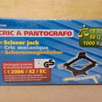 cric a pantografo per auto max 1000 kg