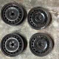 4 Cerchi in ferro 15’’ - VW Polo/Seat Ibiza…