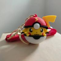 Portachiavi Pikachu nella Pokéball  Ciondolo zaino