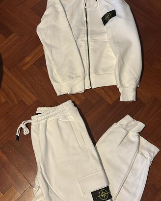Tuta bianca stone S-3XL