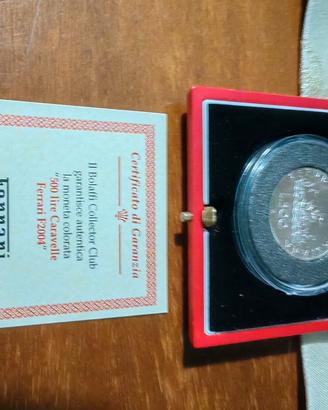 500 lire bolaffi Ferrari f2004 