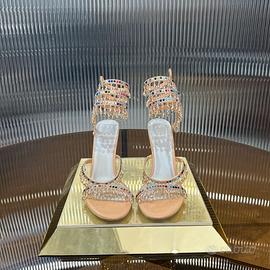 RENECAOVILLA Sandali con tacco alto e strass 37