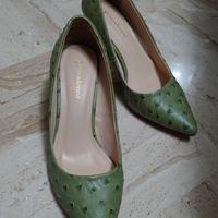 Scarpe Décolleté donna Primadonna struzzo verde 39