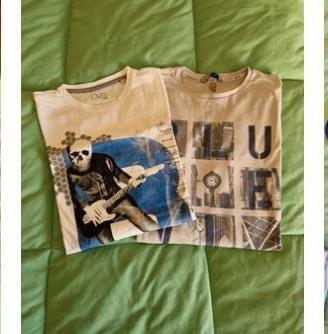 Set 6 t-shirt Maniche lunghe tg.12-14 OVS/Benetton