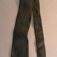 Pierre Cardin cravatta verde scuro con disegni in