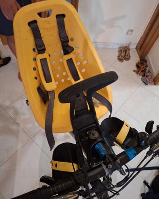 Seggiolino anteriore bici Thule da 9 mesi