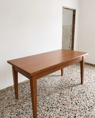 Tavolo rettangolare in legno 160x80 cm