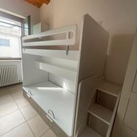 Letto a castello scorrevole
