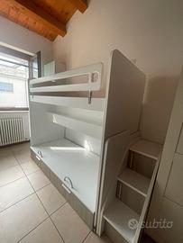 Letto a castello scorrevole