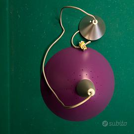 Lampadario viola moderno -Attacco E27