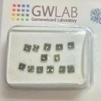 Lotto 13 Diamanti Verdi 0,50 ct totali- naturali